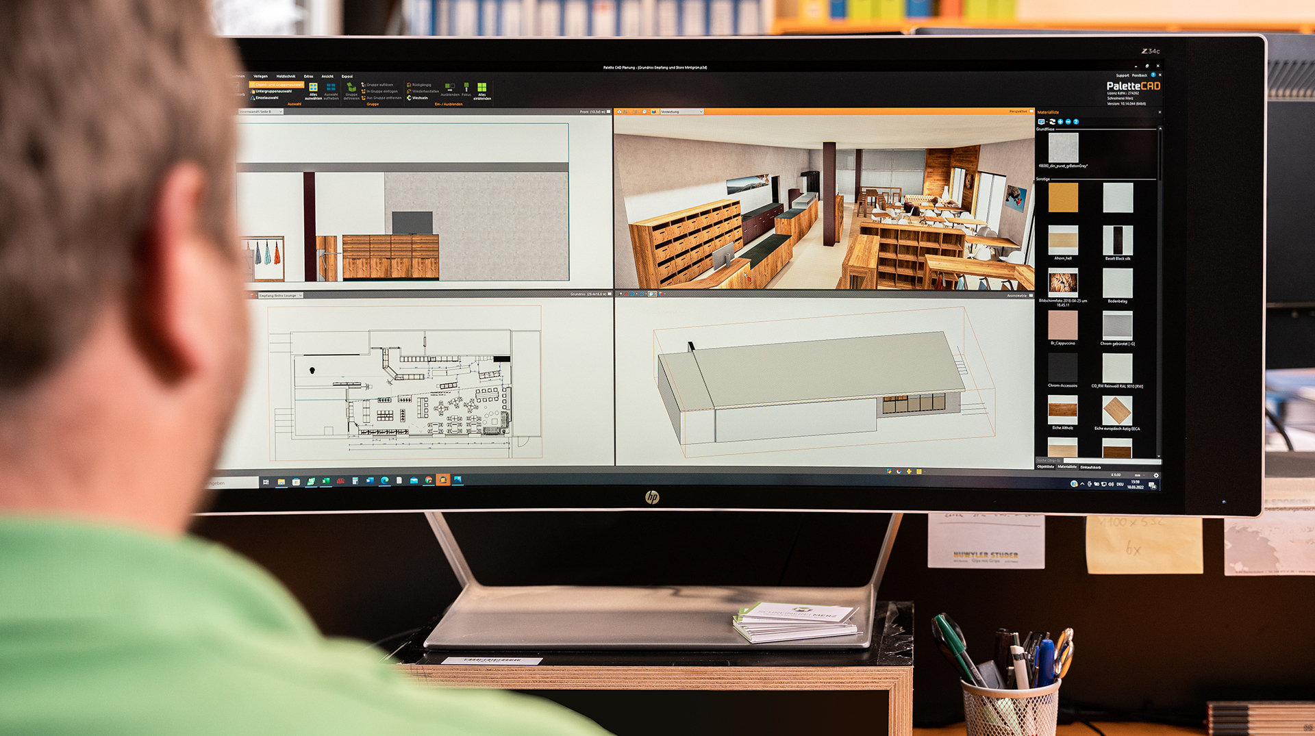 Schreinerei Merz Gmb H Webseite Leistungen Raumplanung 3 D Visualisierung